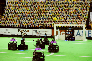 700 Fanbots cheering during the match.  Photo: Bart van de Overbeeke (bvof.nl) -- CC-BY